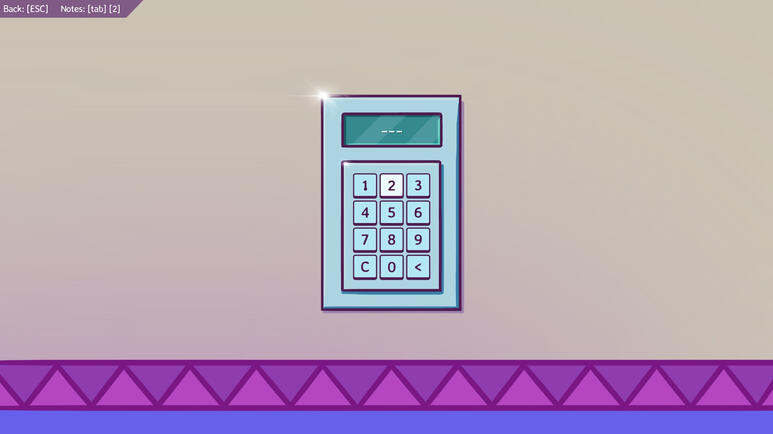 An illustration of a numerical panel.